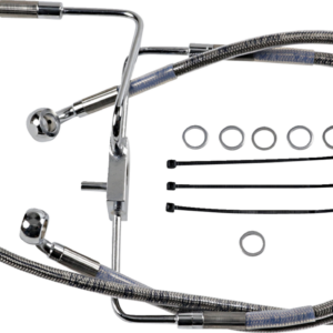 Brake Line - +10" - Stainless Steel - XL