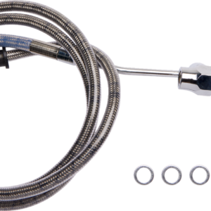 Brake Line - Rear - Non-ABS - Stainless Steel