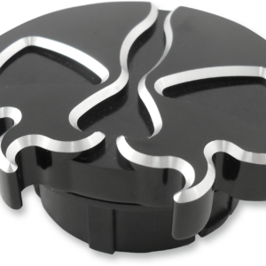 Gas Cap - Dummy - Split Skull - Black