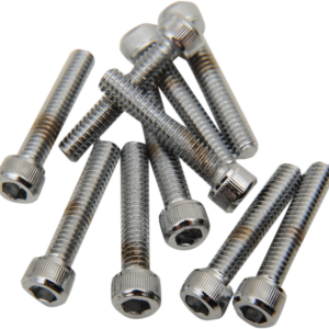 Bolts - Socket-Head - Replacement - Knurled/Coarse Thread - #8-32 x 7/8" - 10 Pack