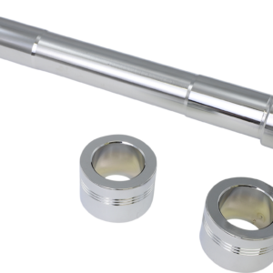 Axle Kit - Front - Chrome - '18-'25 Low Rider/Street Bob
