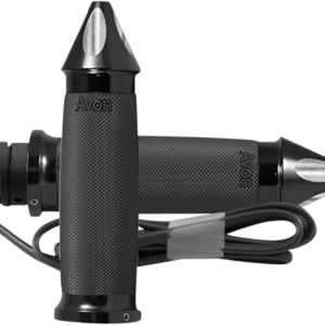 Heated Grips - Custom Contour - Spike - Indian - Black