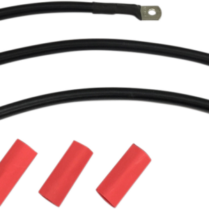 Black Battery Cable Set - '94-'09 Dyna