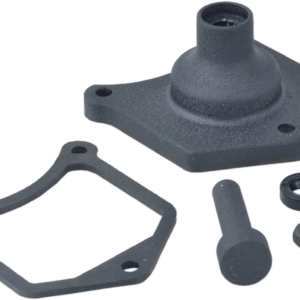 End Cover - Solenoid/Starter Button - Black Wrinkle