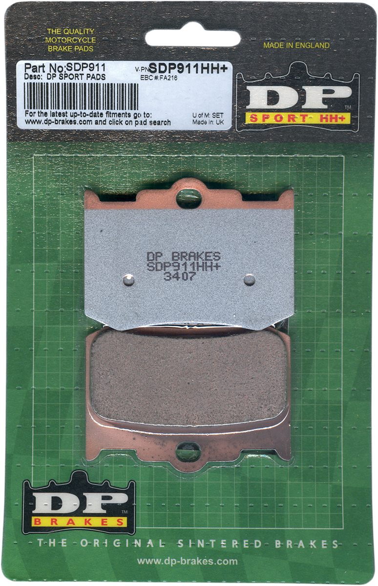 Sintered Brake Pads - 4-Piston Caliper