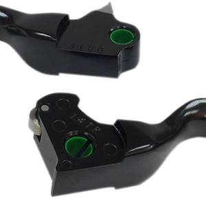 Slotted Wide Blade Lever Set - Black