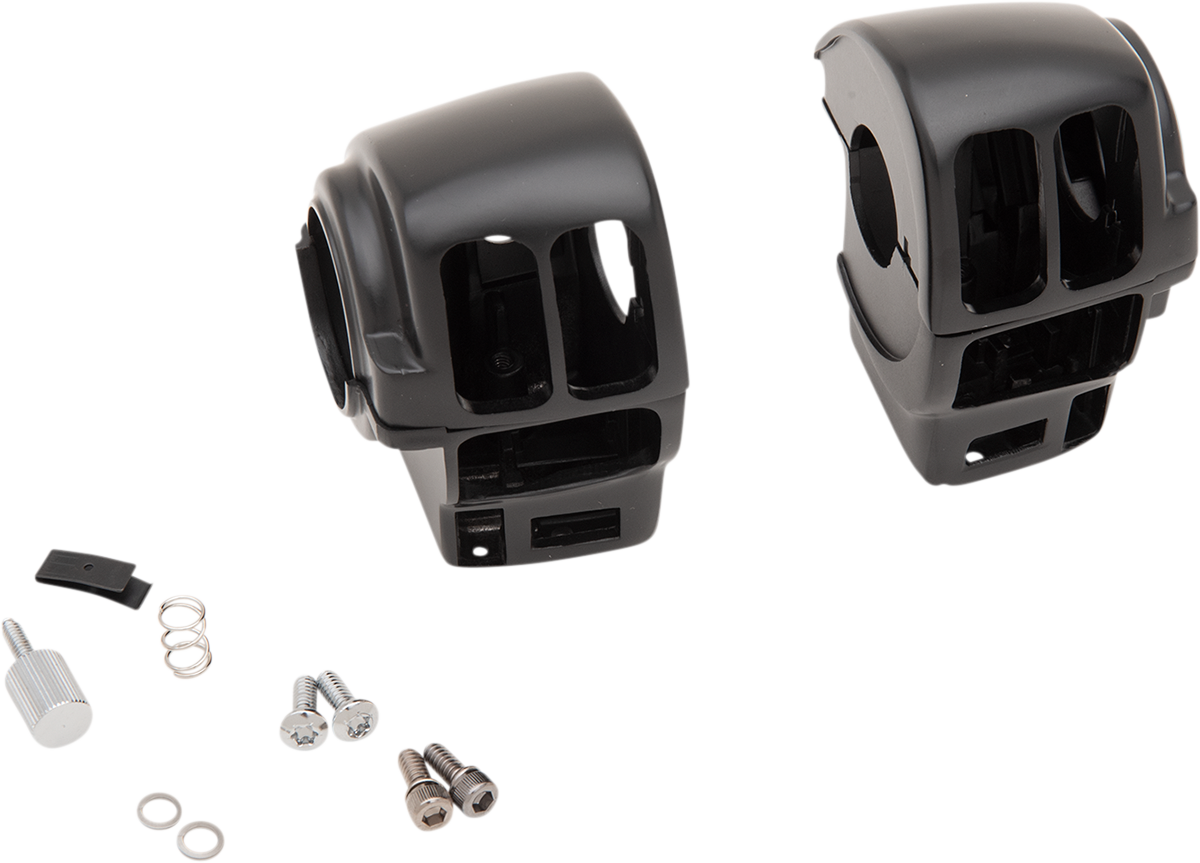 Handlebar Switch Housing Kit - Cruise - Matte Black