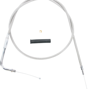 Stainless Braided Throttle Cable - 45-1/2"