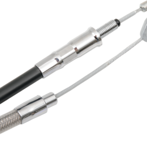 High-Efficiency Braided Stainless Steel Clutch Cable - Standard Full Length
