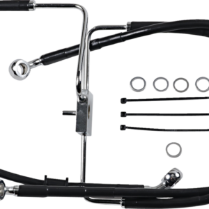 Brake Line - +2" - Black - XL