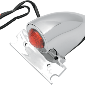 Taillight - License Plate Mount - Chrome
