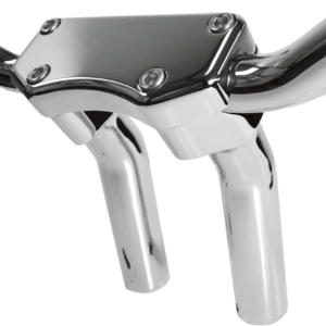 Handlebar Riser & Top Clamp Kit - 5-1/2" - Buffalo - Chrome