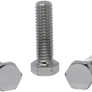 Bolts - Hex-Head - Chrome - 7/16"-14 x 1-1/2"