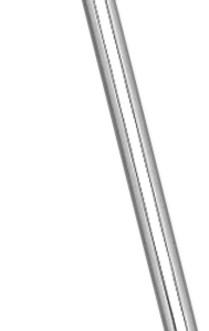 Mirror Stem - Replacement - Die-Cast Mirror - Long - Chrome