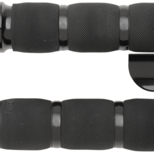 3-Ring Air Cushioned Grips - Indian - Throttle Boss - Anodized