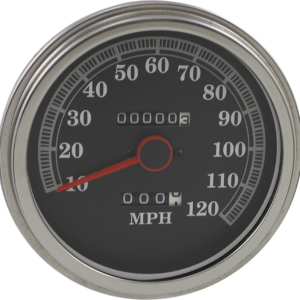 FL-'89-'95 Style 2240:60 Speedometer - Black Face