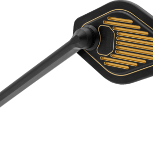 Mirror - Adjustable - Diamond - Black/Gold - Long Stem - Left