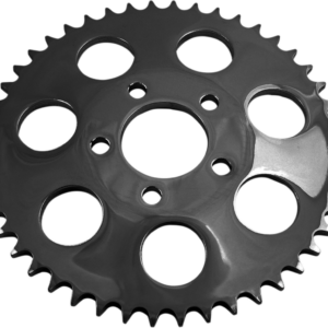 Rear Sprocket - Dished - 46 Tooth - Gloss Black - Big Twin