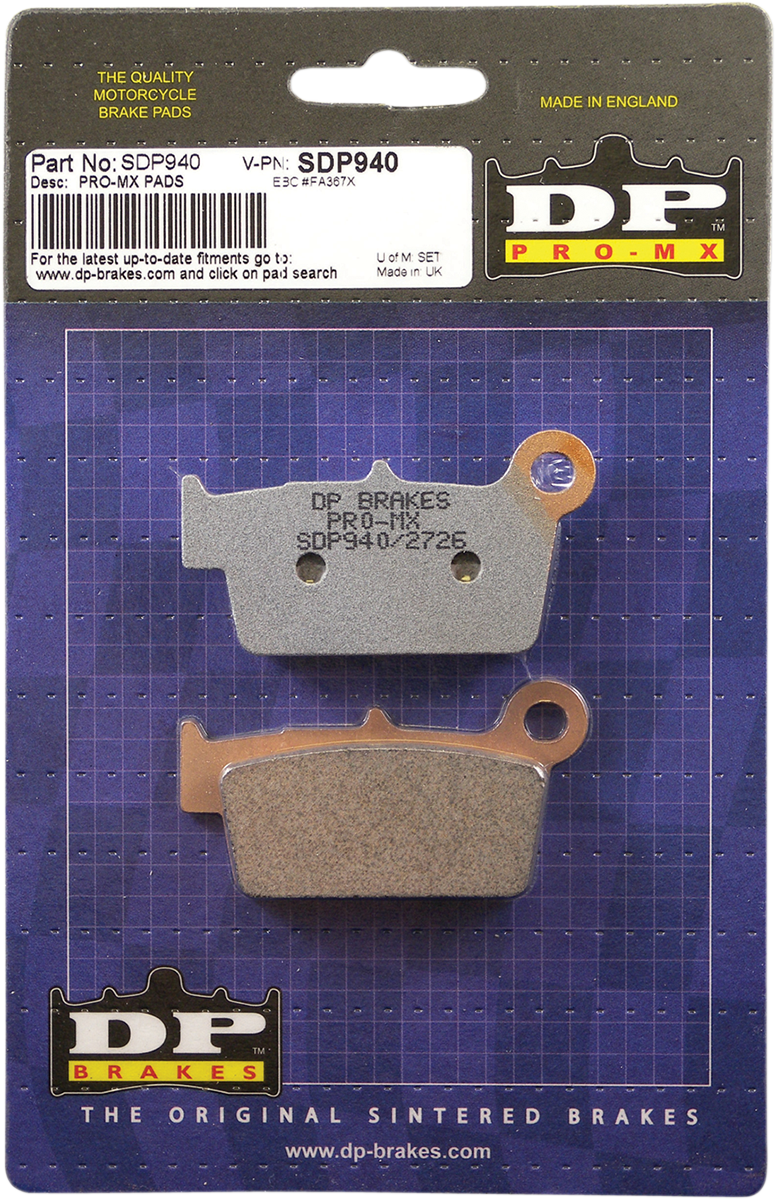 Pro MX Sintered Brake Pads