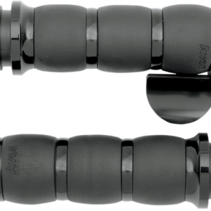3-Ring Velvet Air Grips - TBW - Throttle Boss - Black