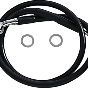 Brake Line - +10" - Black - '18-'23 Softail