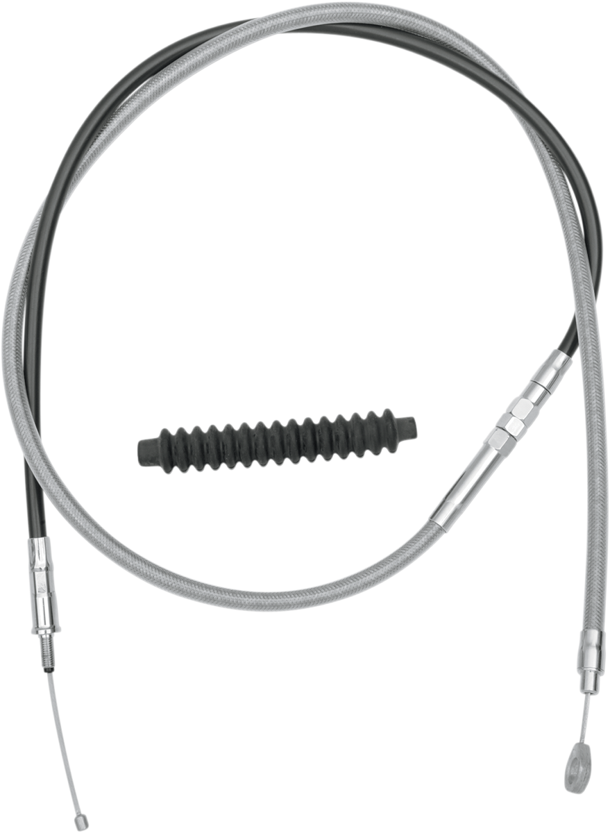 High-Efficiency Braided Stainless Steel Clutch Cable - 64-15/16"