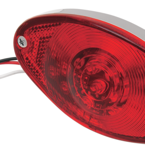 Taillight - Cat Eye - Ultra Thin - Red Lens