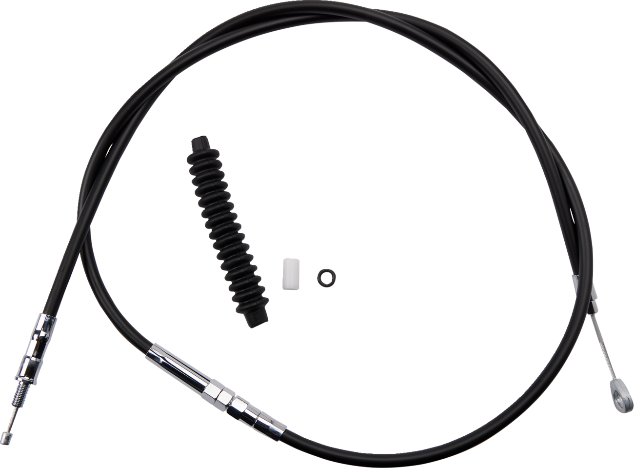 High-Efficiency Black Vinyl Clutch Cable - 63-11/16"