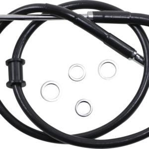 Brake Line - +2" - Black - '15-'17 Softail