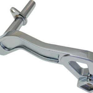 Passenger Peg Mount - Left Mounting Bracket - Chrome - FXD