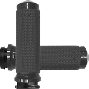 Vibration Dampening Memory Foam Grips - Medium - TBW - Black