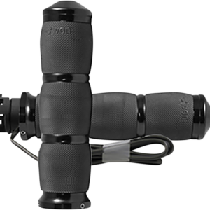 Heated Grips - Air Cushion - Indian - Black