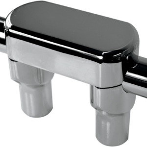 Handlebar Riser & Top Clamp Kit - 3" - Big Buffalo - Chrome