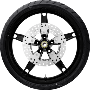 Daytona Front Wheel - Black (21") | Rotor (11.8) | Dunlop AE Tire (130/60B21)