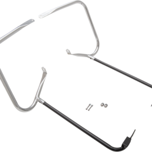 Saddlebag Support Kit - Chrome - FLH/FLT '97-'08