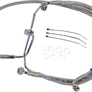 Brake Line - +8" - Stainless Steel - FXDF '08-'17