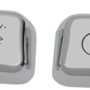 Turn Signal Switch Extension Caps - Chrome