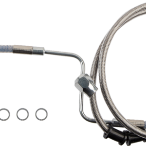Brake Line - Rear - Master Cylinder to ABS - Stainless Steel
