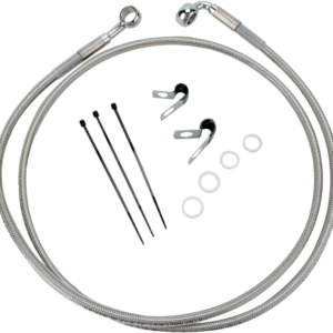 Brake Line - Front - +10" - Stainless Steel
