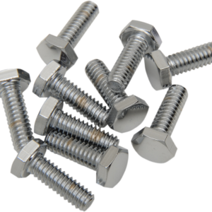Bolts - Hex-Head - Chrome - 1/4"-20 x 5/8"