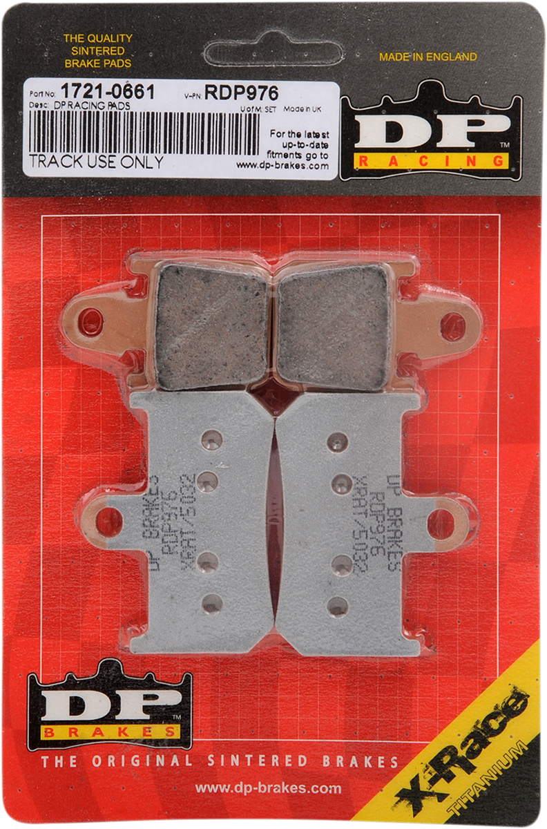 RDP Racing Brake Pads - Yamaha