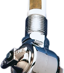 Early-Style Fuel Petcock - Straight - 3/8" NPT