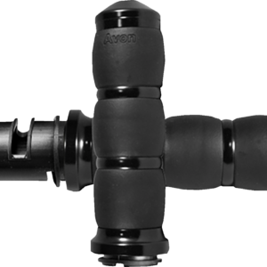 3-Ring Velvet Air Grips - TBW - Black