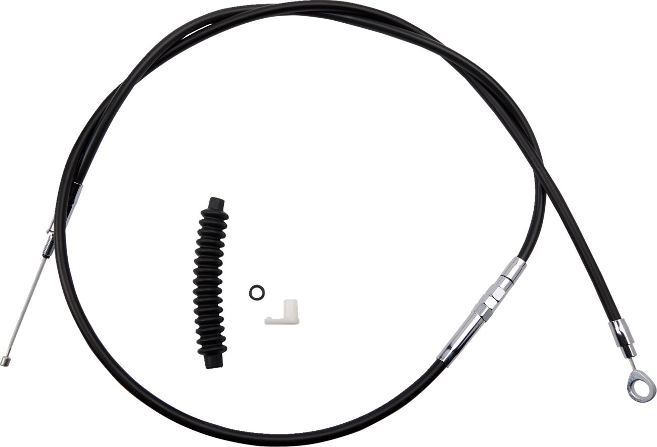 High-Efficiency Black Vinyl Clutch Cable - 70-11/16"