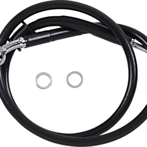 Brake Line - +6" - Black - '18-'24 Softail