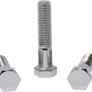 Bolts - Hex-Head - Chrome - 7/16"-14 x 2"