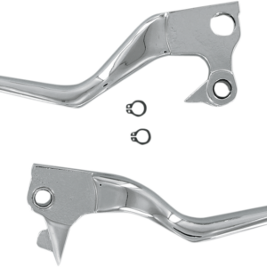 Wide Blade Lever Set - Chrome