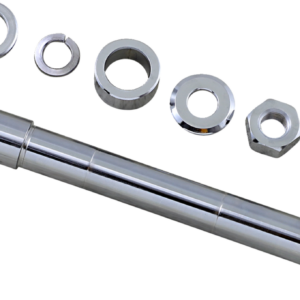 Axle Kit - Front - Chrome - '87-'99 Harley-Davidson