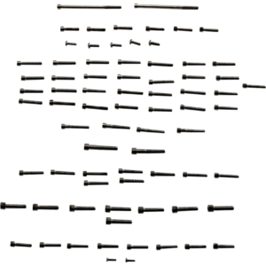 Bolt Kit - Engine - Smooth/Socket-Head - Black/Chrome - M8