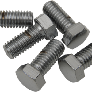 Bolts - Hex-Head - Chrome - 7/16"-14 x 1-1/4"